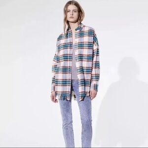 IRO Multicolor Plaid Women's Top